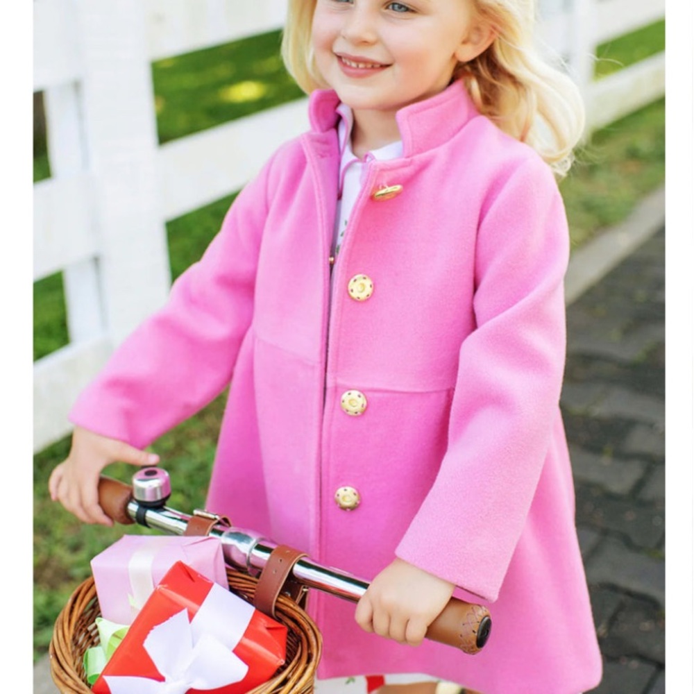 The Beaufort Bonnet PENELOPE PEACOAT -
HAMPTONS HOT PINK WITH RICHMOND RED